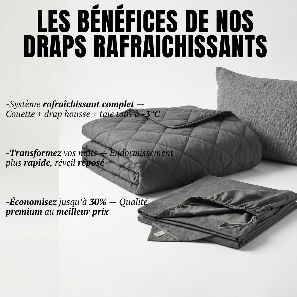 NOARA - Le lot miracle ( couette, draps housse, taies d’oreiller )