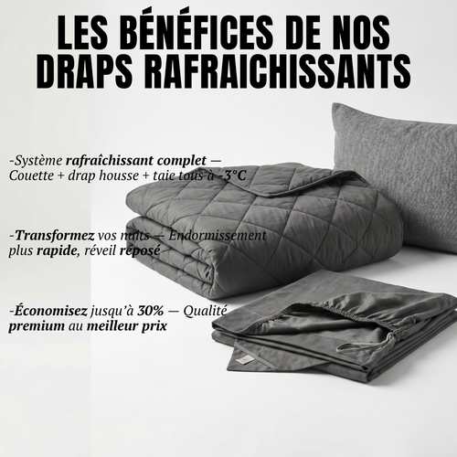 NOARA - Le lot miracle ( couette, draps housse, taies d’oreiller )